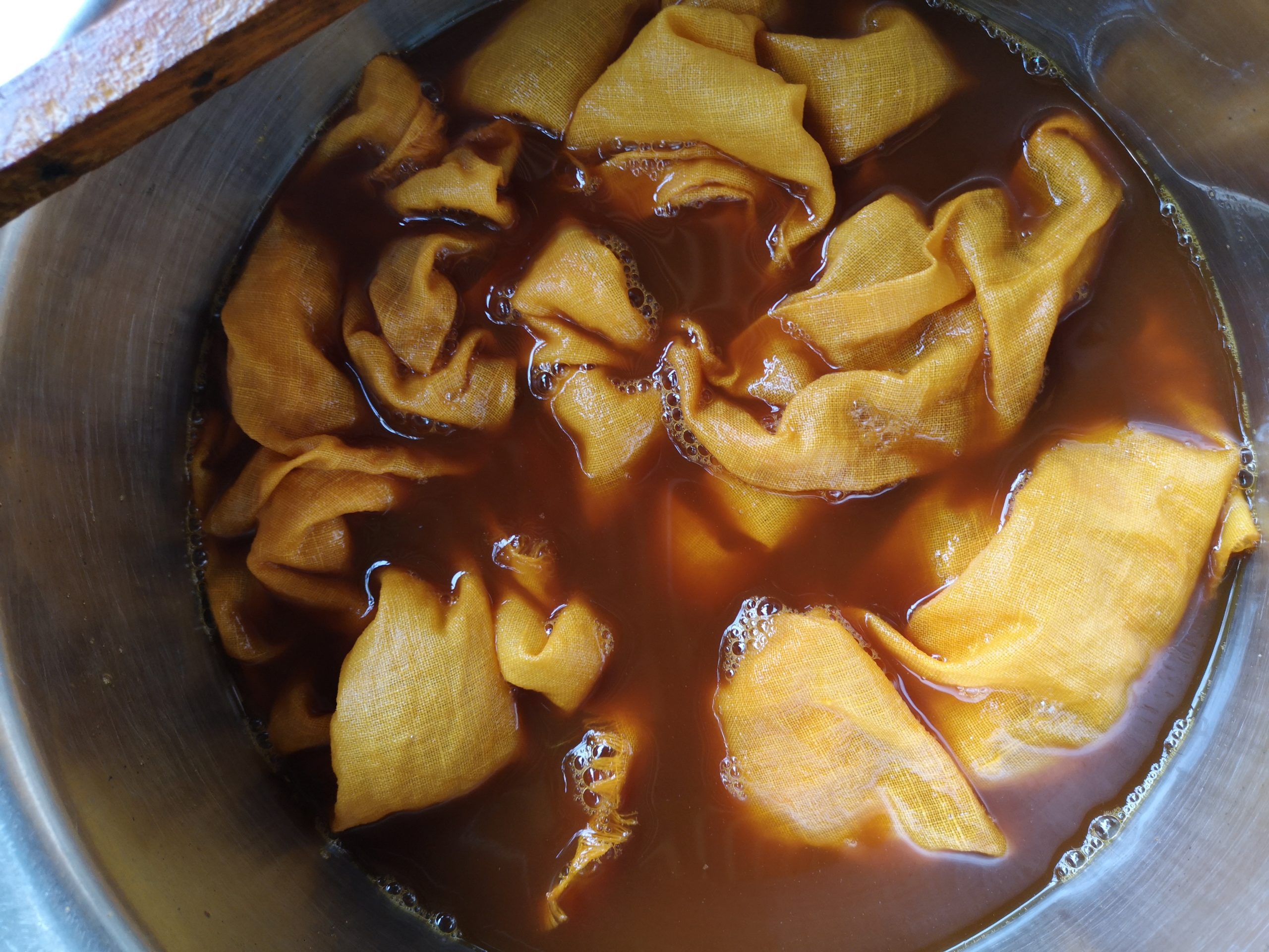 Processus de teinture naturelle - bain