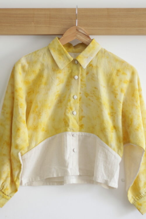 Chemise HINDI – impression végétale