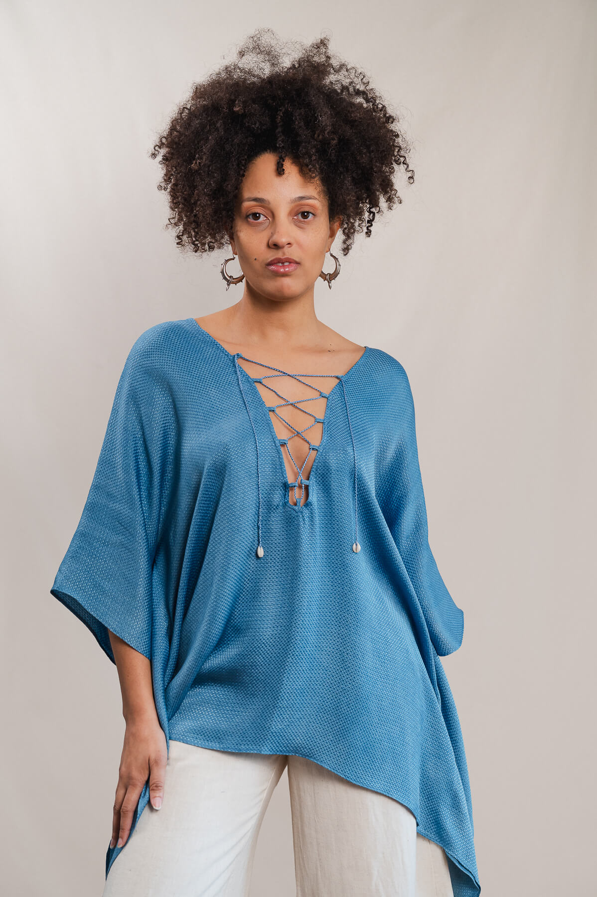 Tunique Nina soie gaufrée