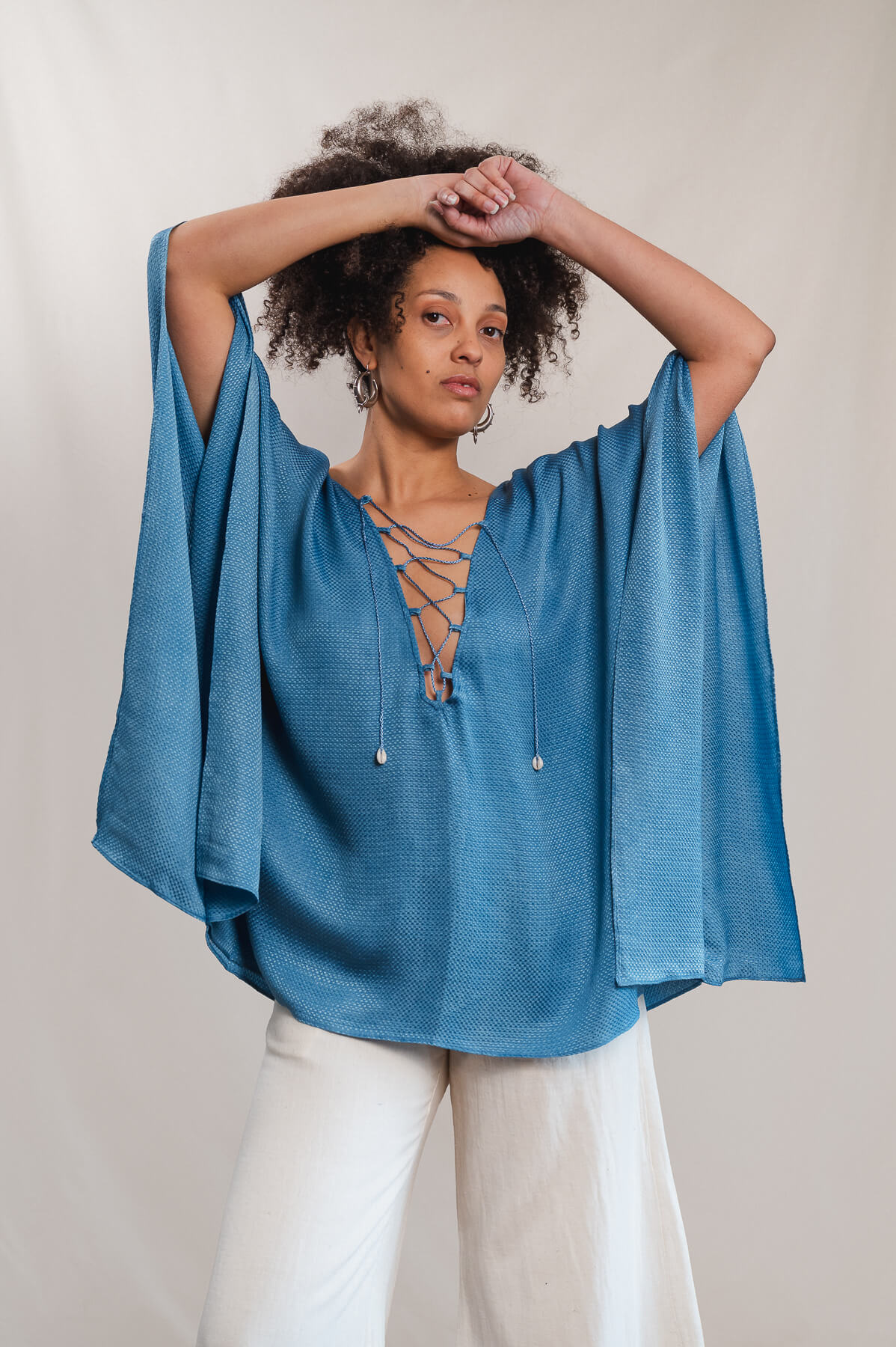 Tunique Nina soie gaufrée