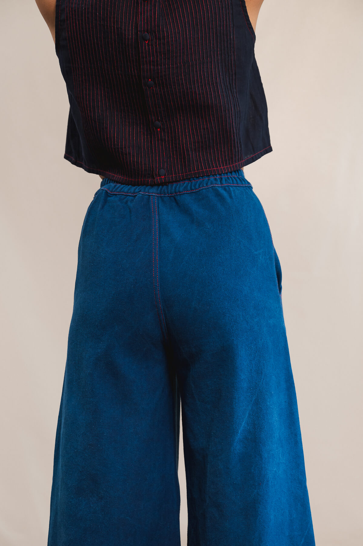 Pantalon Jane denim indigo