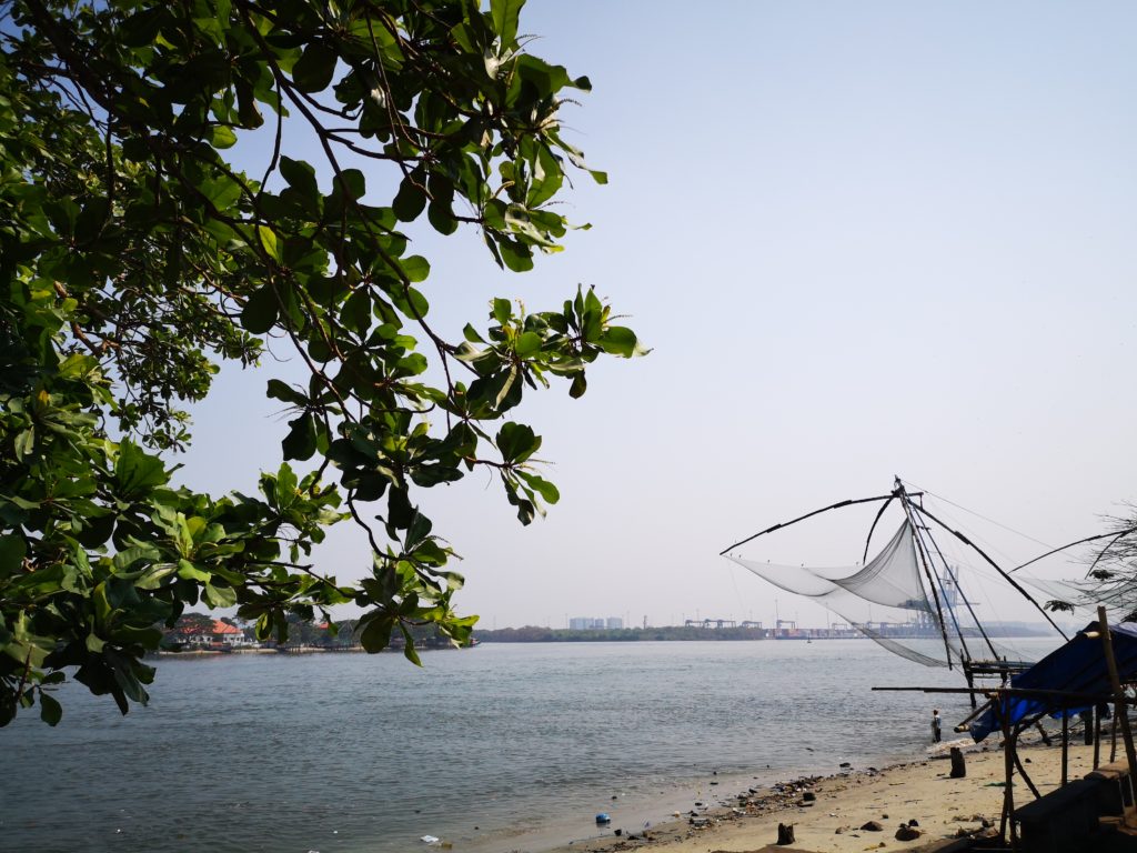 Chinese fishing nets : la pêche au carrelet