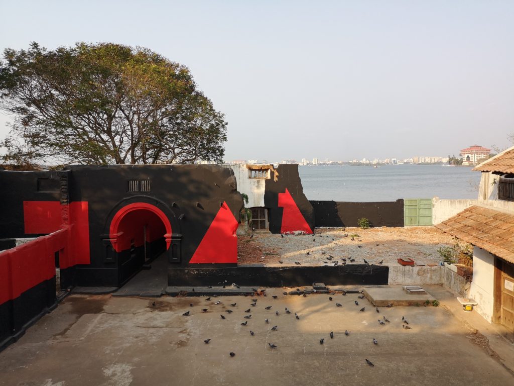 Lors de la Biennale de Kochi