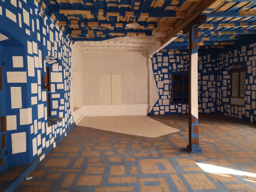 Lors de la Biennale de Kochi
