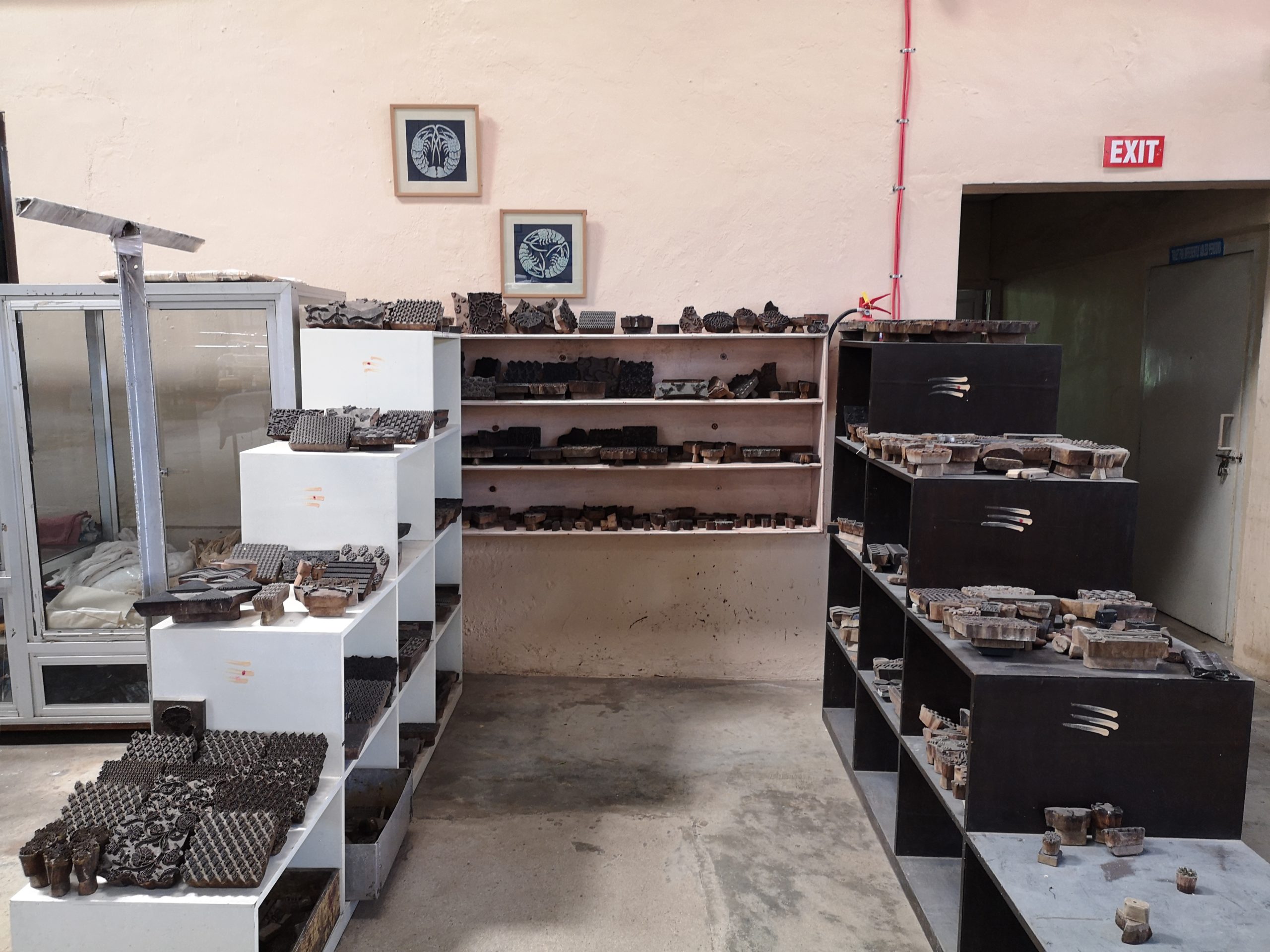 La belle collection de tampons de bois