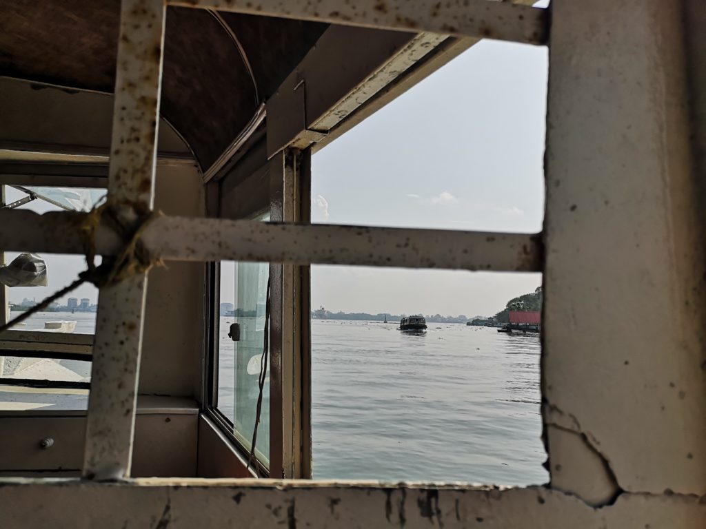 Ferry pour rejoindre Fort Kochi