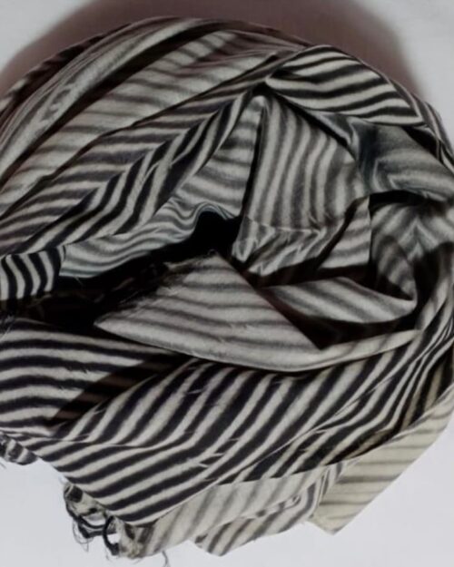 Foulard en coton tissé main – shibori