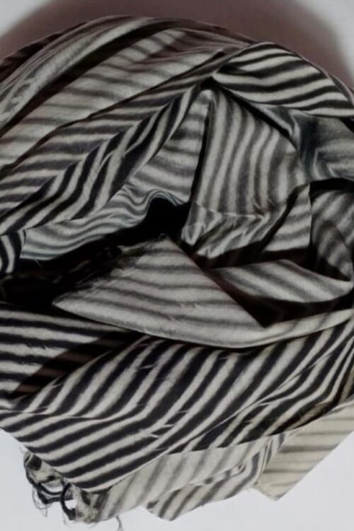 Foulard en coton tissé main – shibori