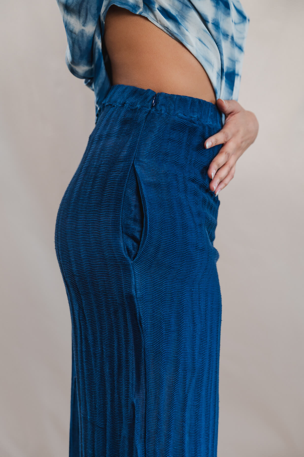 Pantalon ample Cleo minuit