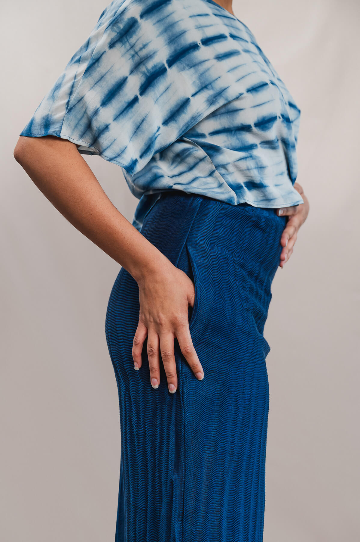 Pantalon ample Cleo minuit