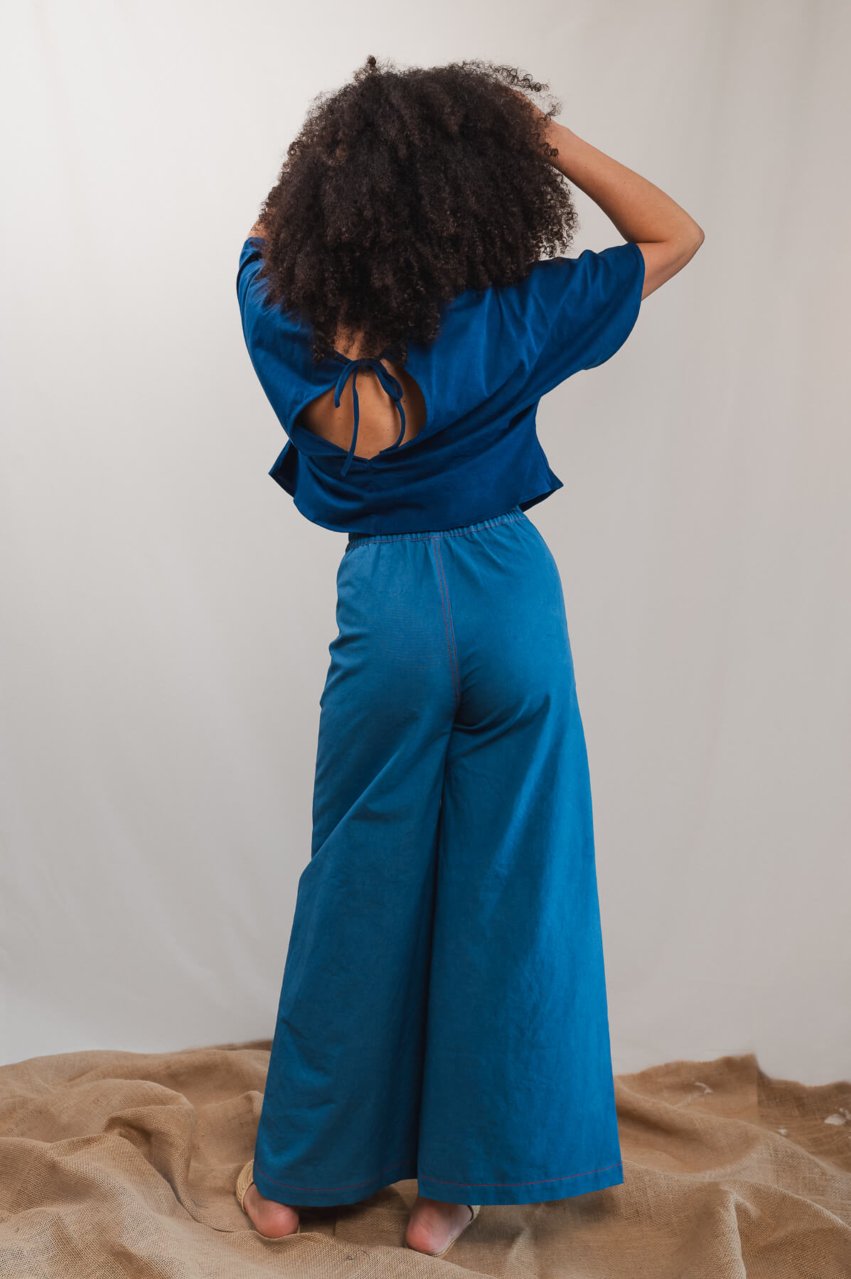 Pantalon flare toile Jane