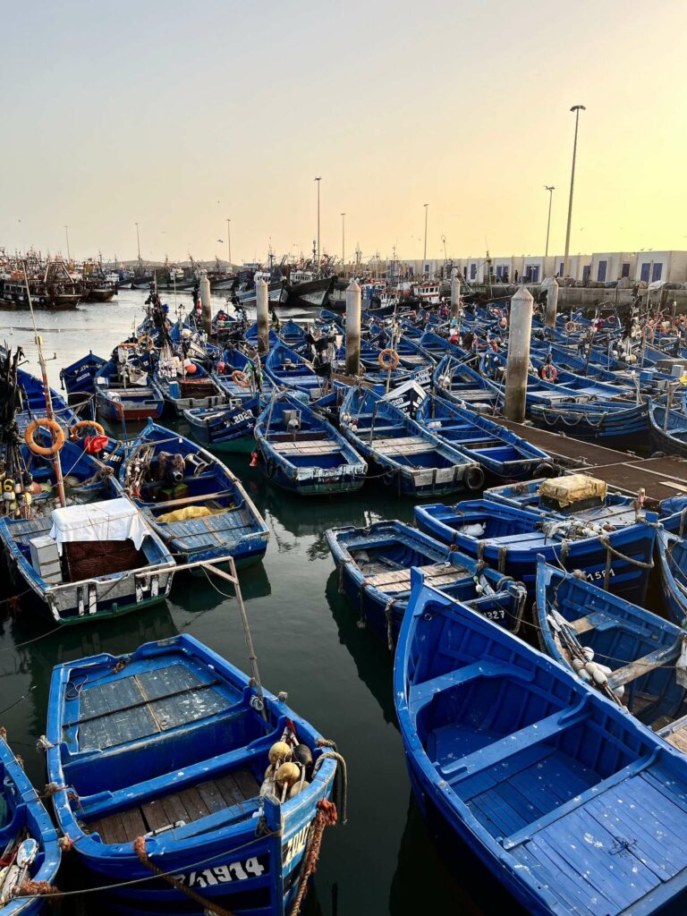 Essaouira port - d'où vient Kosmic Blues